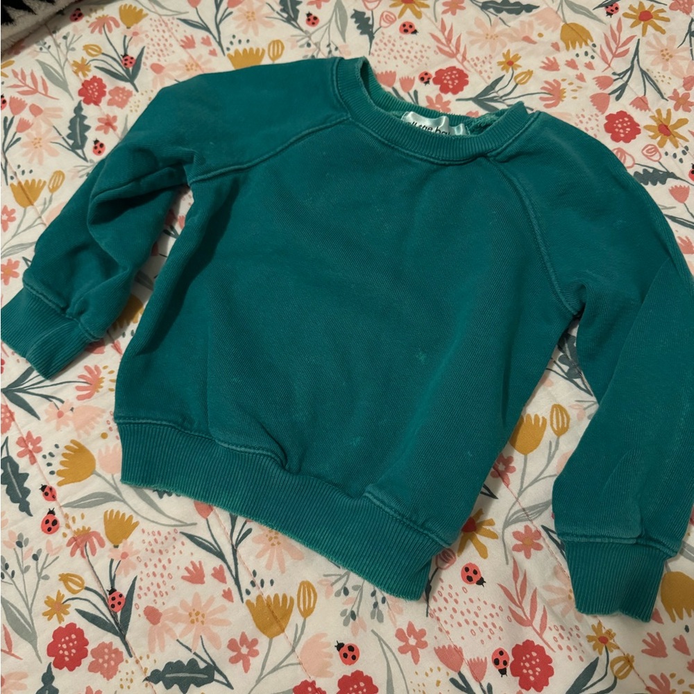 All the Babies Co Green Sweater 3-6 months